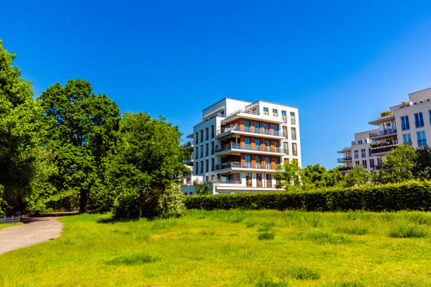 istock Apartment houses in Berlin 1366000411