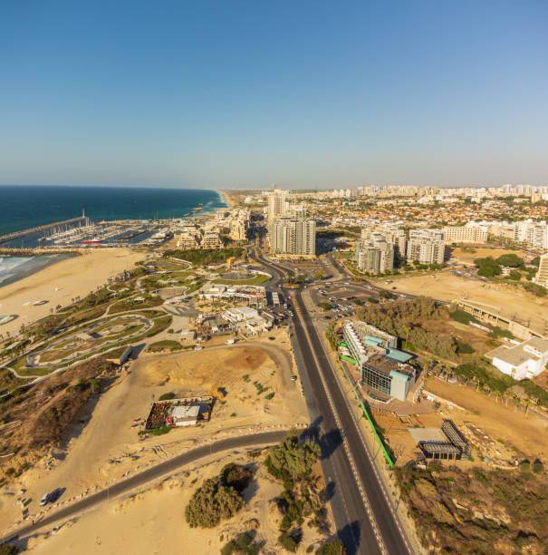 istock View from big height to the Ashkelon 1366003012