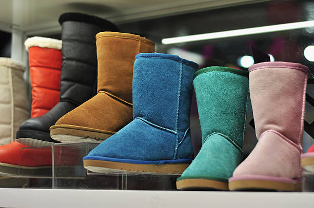 istock vibrant color shoes in store 136600368