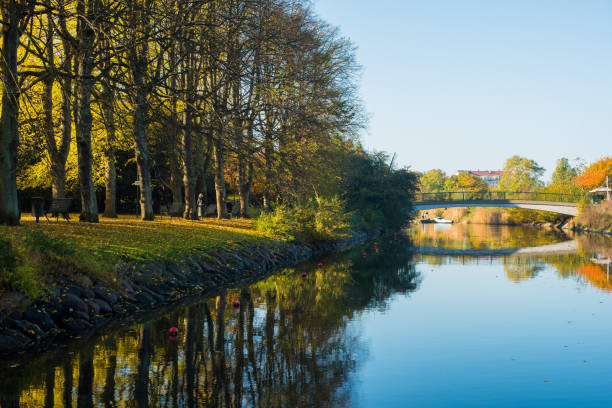 istock lake in the autumn park 1366008971