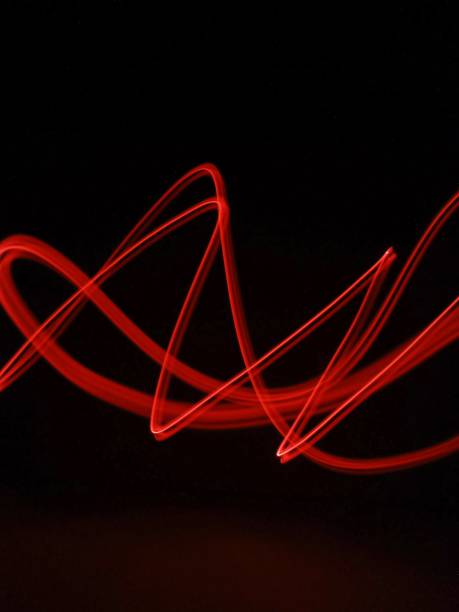 istock Light painting in the night time 1366009688