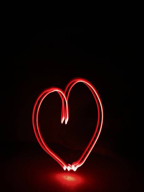 istock Light painting in the night time 1366009836