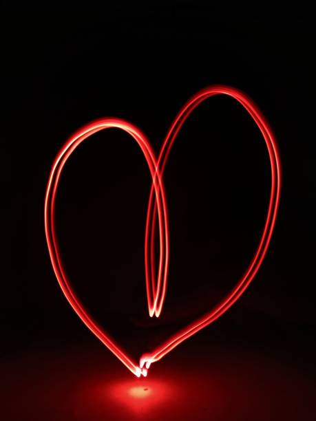 istock Light painting in the night time 1366010444