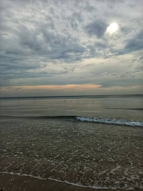 istock Istanbul Kumburgaz Beach and Waves 1366010469