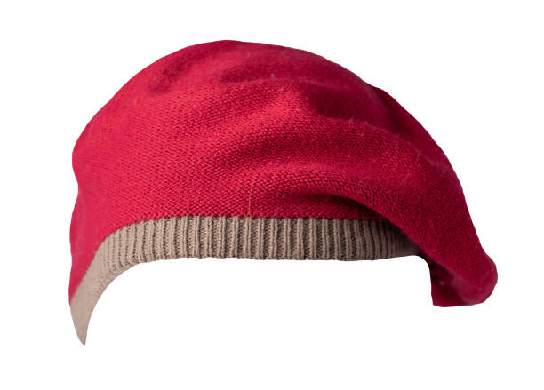 istock female  beret isolated on white background. autumn accessory 1366019002