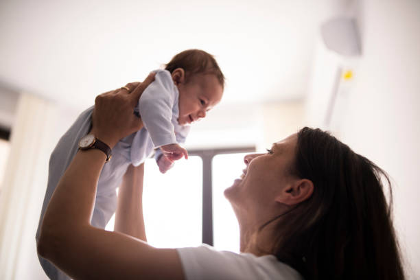 istock Mommy makes me laugh. 1366020429