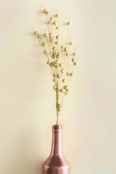 istock Bottle and dry flowers 1366027086