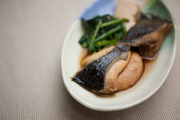 istock Japanese Cuisine Nizakana (karei no nitsuke) 136603103