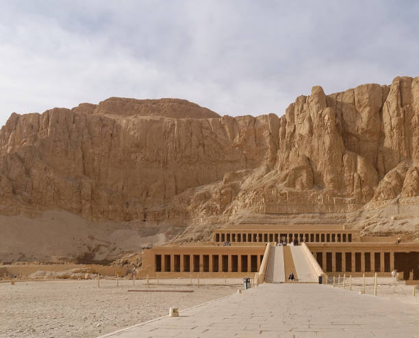 The Mortuary Temple of Hatshepsut, in Deir el-Bahari, near Luxor, Egypt The Mortuary Temple of Hatshepsut, in Deir el-Bahari, near Luxor, Egypt el bahari stock pictures, royalty-free photos & images