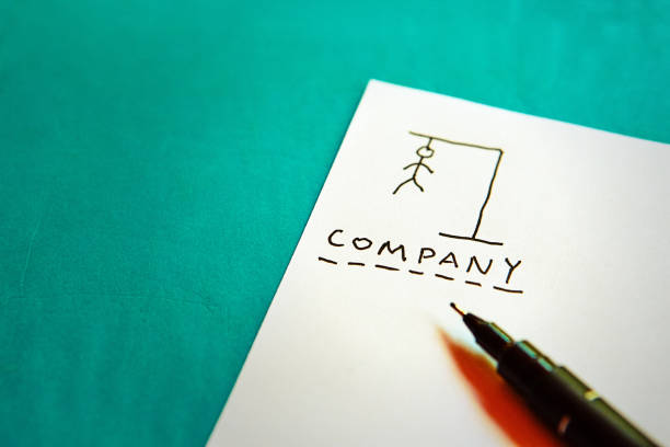 Traditional word game of Hangman is completed with the word Hangman word game with the word . Edit out one or two letters for authenticity. hangman stock pictures, royalty-free photos & images