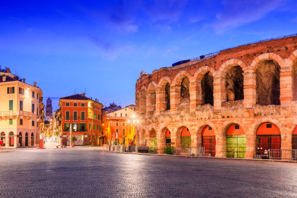 Verona, Italy. The Verona Arena, Roman amphitheatre in Piazza Bra.