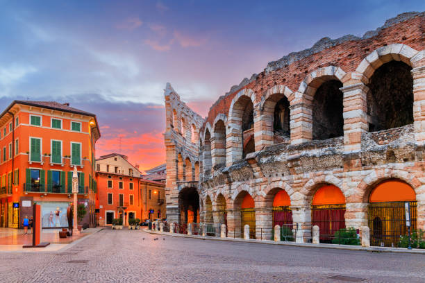 이탈리아 베로나. - verona italy veneto europe day 뉴스 사진 이미지