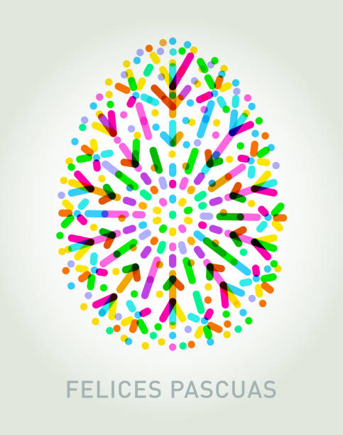 illustrazioni stock, clip art, cartoni animati e icone di tendenza di buona pasqua in spagnolo: felices pascuas - daffodil flower silhouette butterfly