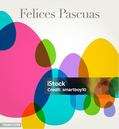 istock Happy Easter in Spanish Felices Pascuas 1366041298