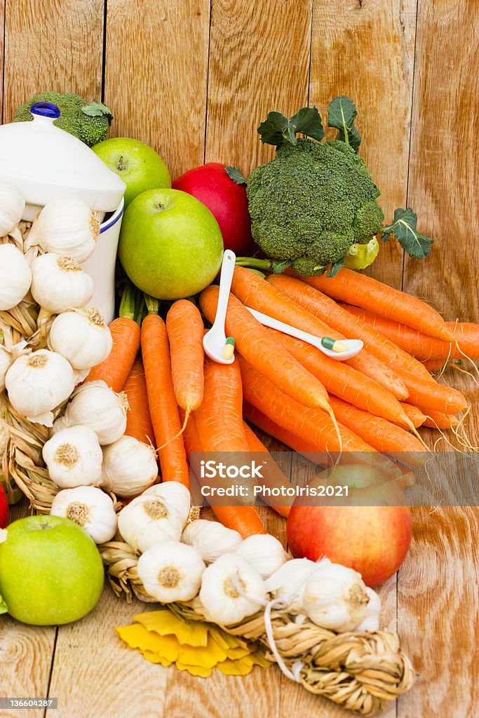 Maduro, orgánico de frutas y verduras - Foto de stock de Agricultura libre de derechos