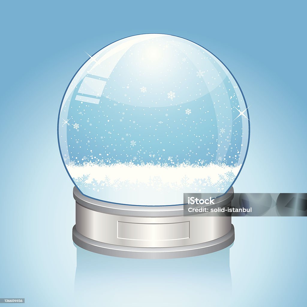 Снежный шар - Векторная графика Снежный шар роялти-фри