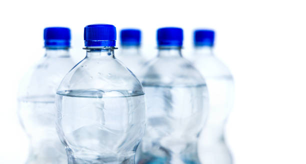 istock Mineral water in plastic bottles 1366051057