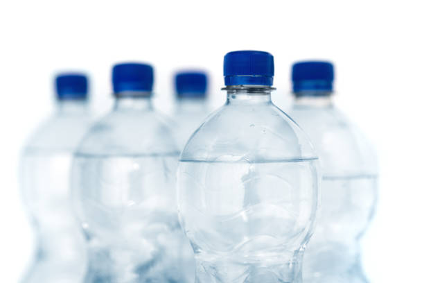 istock Mineral water in plastic bottles 1366053644