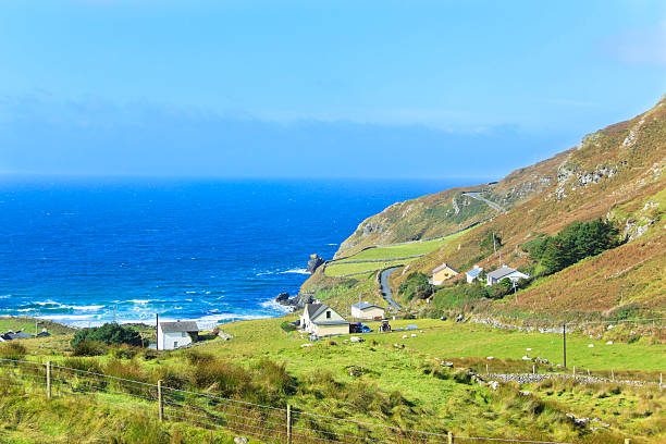 Cтоковое фото Ирландский пейзаж, на фоне