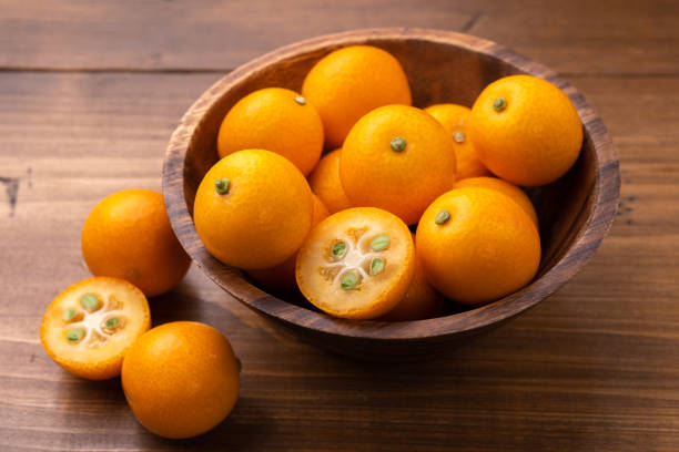 kumquat stock photo