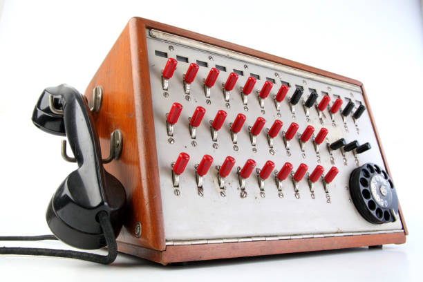 istock old PBX phone, vintage 1366060080