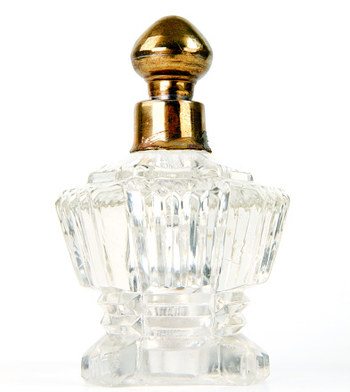 Glass bottle perfume