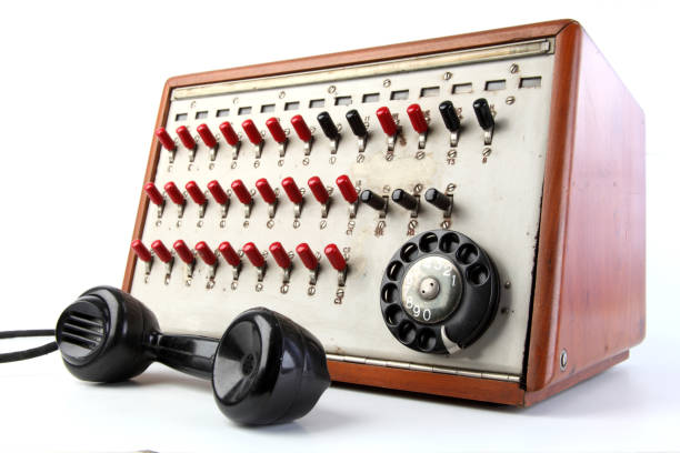 istock old PBX phone, vintage 1366060336