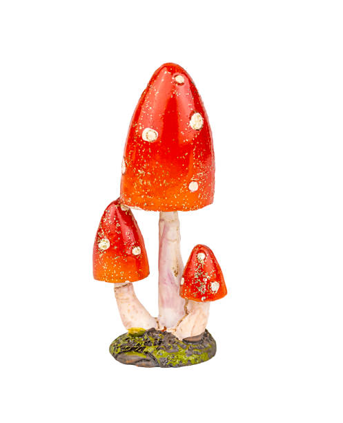 istock Figure of mushrooms isolated on a white background. 1366067732