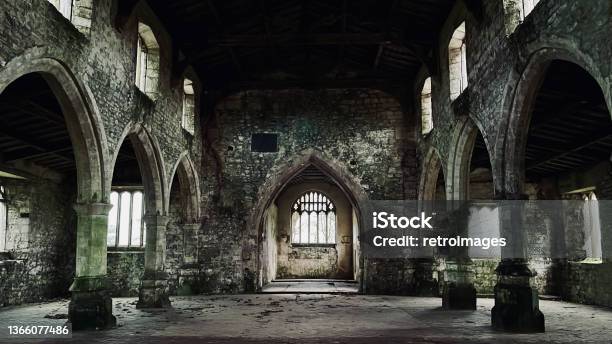 St Botolphs Abandoned Church Skidbrooke Stock Photo - Download Image Now - Abandoned Place, Spooky, Church