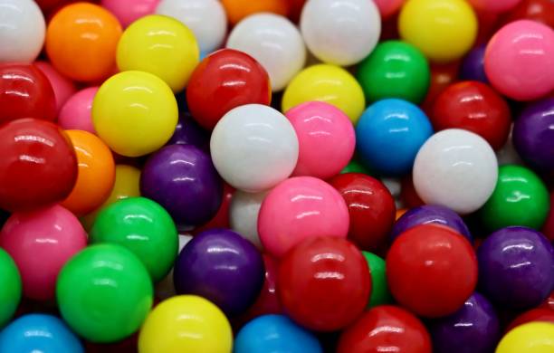 Gum Balls Various colored gumballs gumball machine stock pictures, royalty-free photos & images