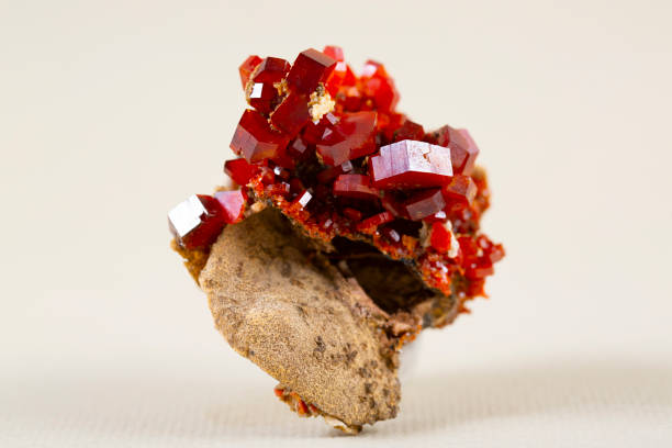 istock vanadinite, mineral specimen stone rock geology gem crystal 1366091829