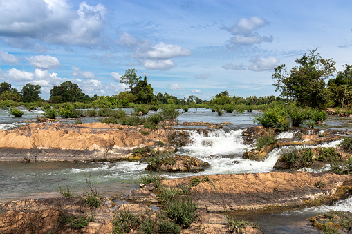 Water falls at Don Det - Laos