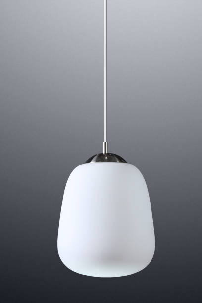 istock Glass shade pendant light 1366104988