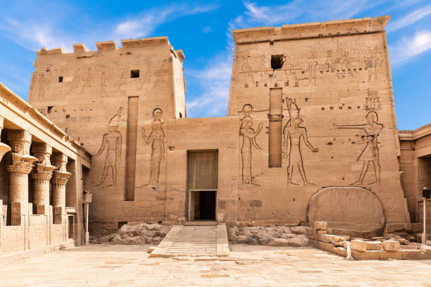istock Temple of Isis First Pylon, Philae complex, Aswan, Egypt 1366105773