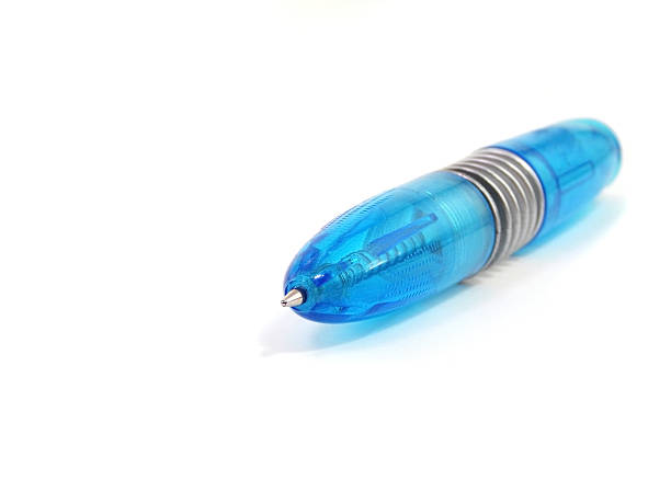 Blue Pen stock photo