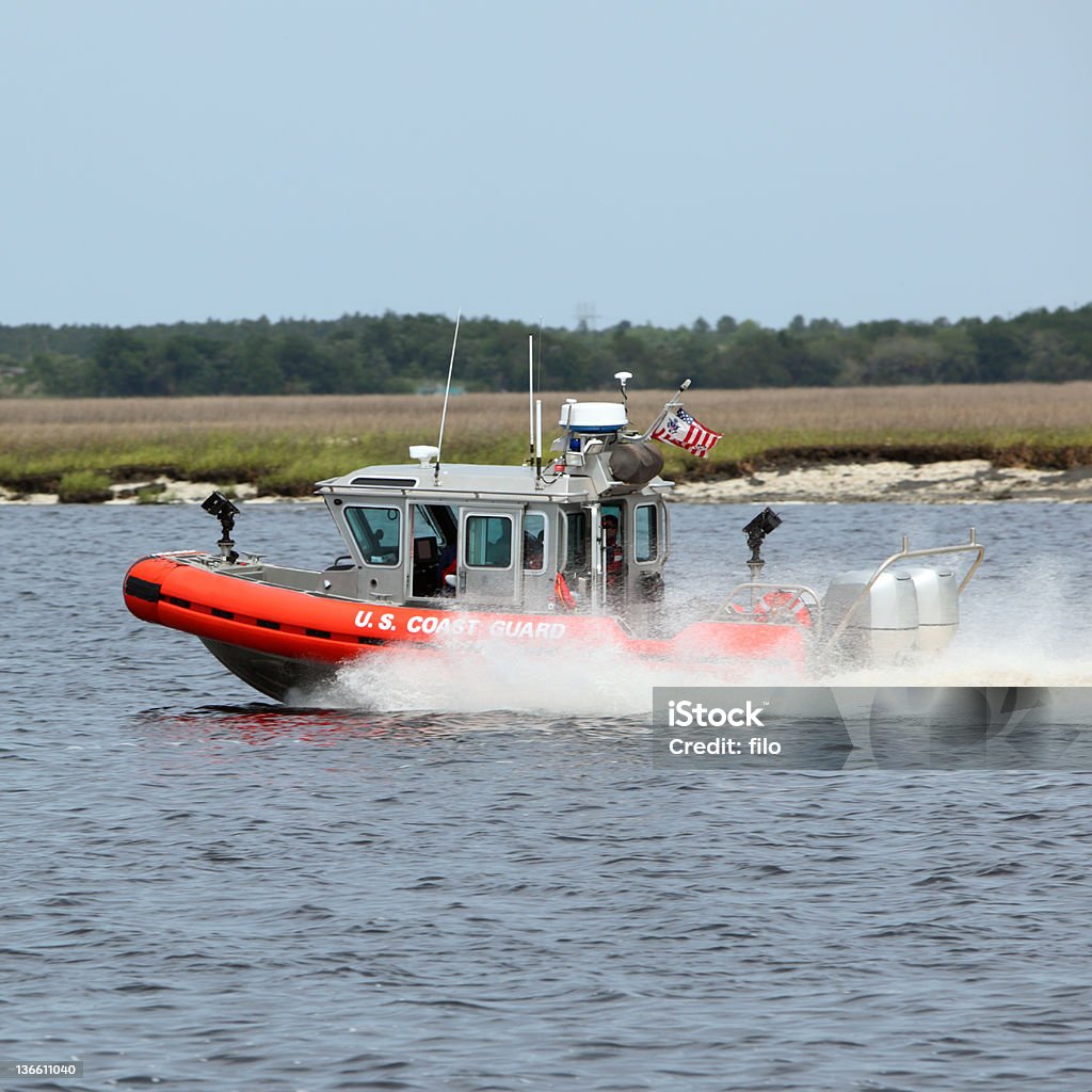 USA.  Coast Guard Boot - Lizenzfrei Küstenwache Stock-Foto