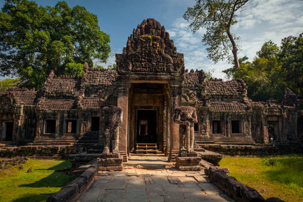istock Angkor Wat is a huge Hindu temple complex in Cambodia. 1366111406