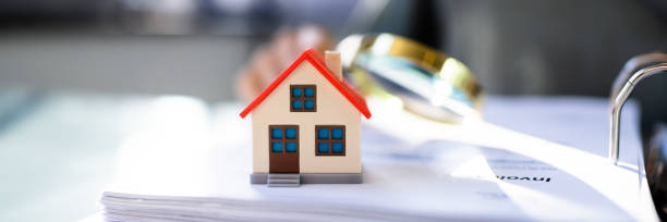 istock Real Estate House Inspector Checking Property 1366116011