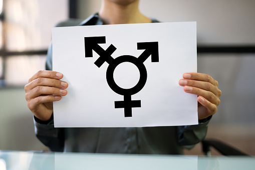 Transgender Symbol And Gender Sex Equality Concept