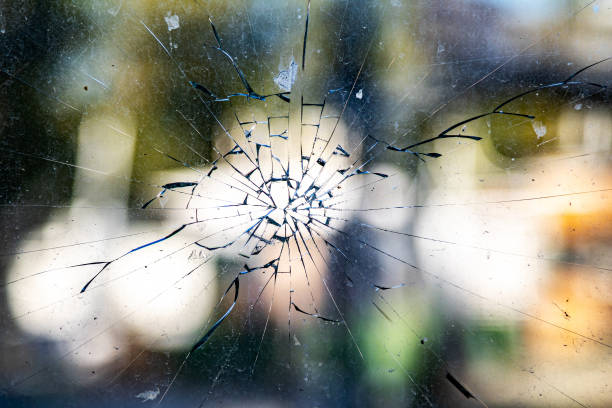 istock Cracked and abstract glass texture. Transparent material backdrop. Glass effect pattern. Mirror and glass background. 1366132825