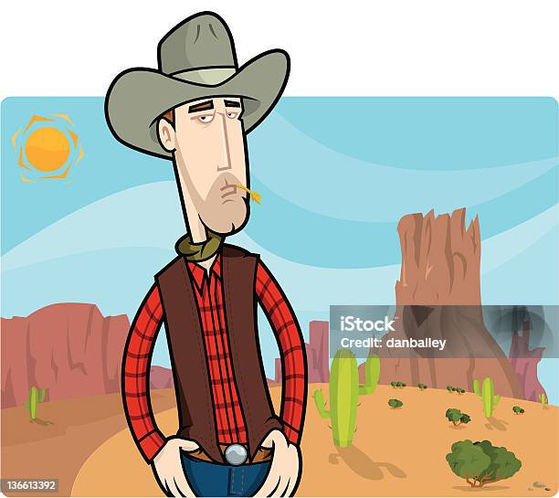 Rootintootincowboy Vecteurs libres de droits et plus d'images vectorielles de Adulte - Adulte, Barbe de 3 jours, Cactus