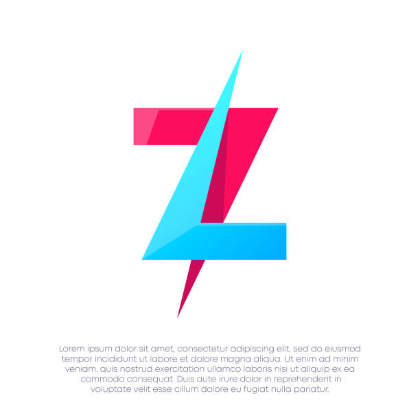 фламинго - letter z stock illustrations
