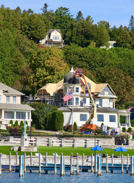 istock Reroofing An Old Victorian House 1366138863