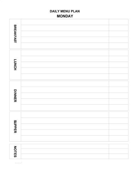 dayly menu plan for every day. family menu for today. minimalist list. meal planner - 16207 imagens e fotografias de stock