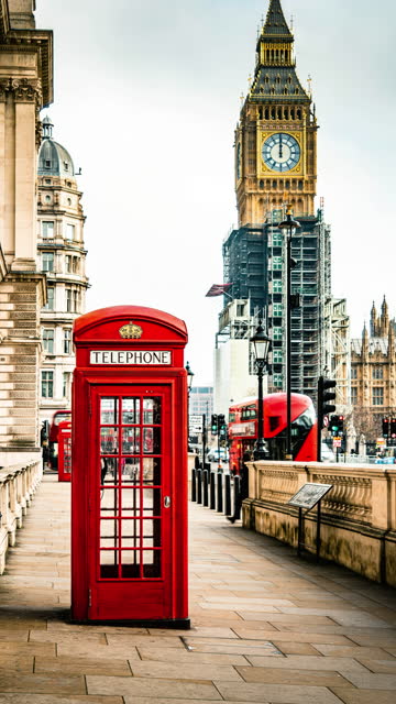 Time Lapse - London's iconic telephone booth