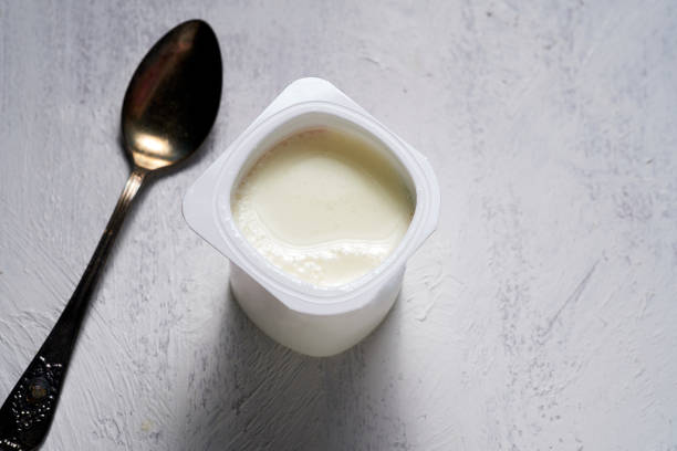 istock Natural skimmed yogurt 1366156691