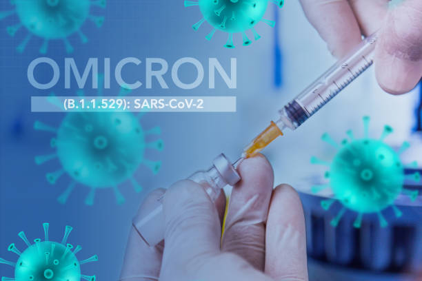 istock gloved hands manipulating a syringe with medications - laboratory 1366159798