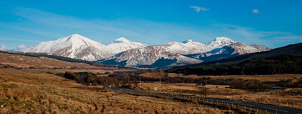 la ben più ampia gamma di tyndrum, scozia - munros foto e immagini stock