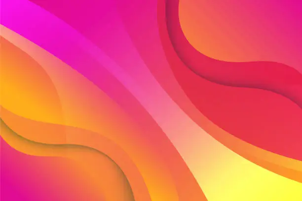 Vector illustration of Modern Liquid Gradient Colors Abstract Background