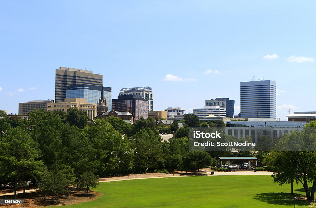 Columbia, SC Skyline - Late Summer A view of the Columbia, South Carolina skyline from Finlay Park one late Summer afternoon. Columbia, SC is the capital city of the state of South Carolina, USA. Columbia - South Carolina Stock Photo